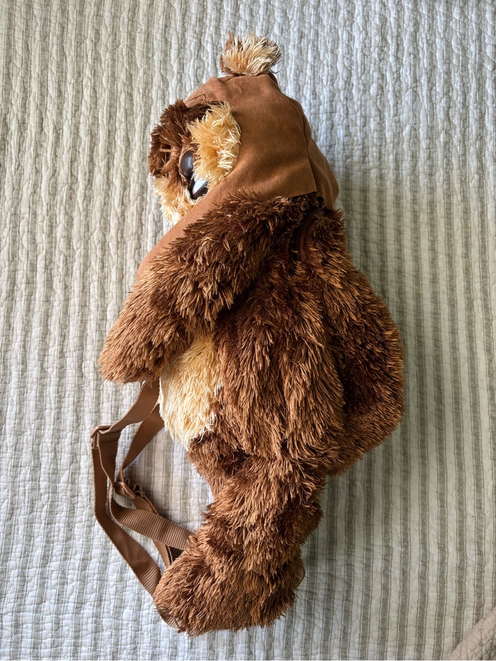 Disney Parks 2025 Star Wars Wicket the Ewok Plush Backpack - Picture 3 of 16